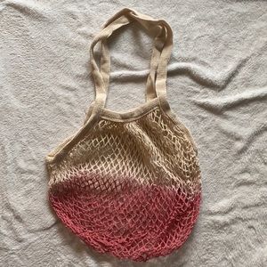 Set of 2 Dip Dye Market Totes
